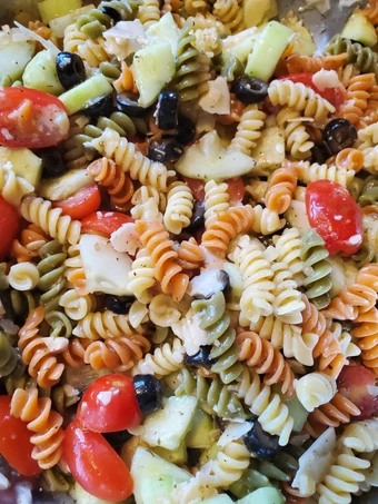 Recipe Greek Pasta Salad which So Delicious