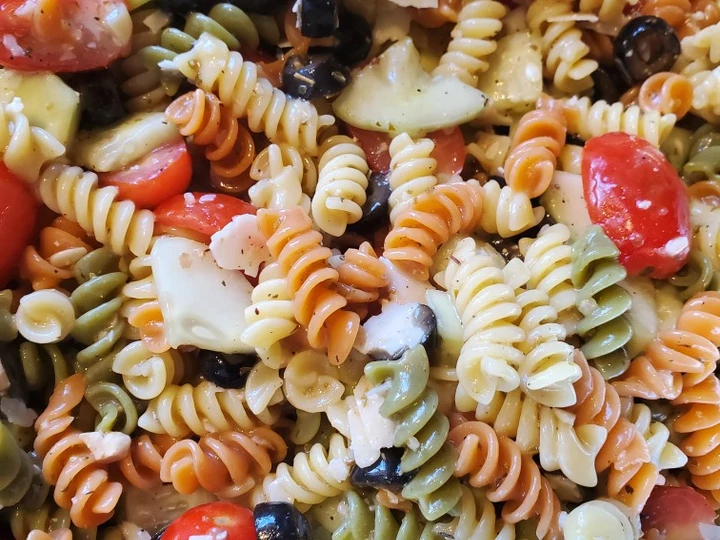Recipe Greek Pasta Salad which So Delicious