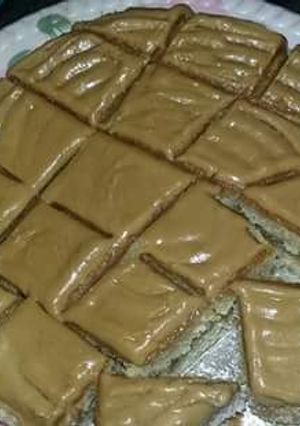 A picture of Bombay coffee cake.