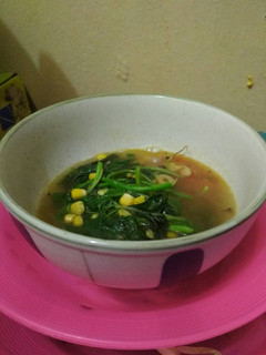 Foto resep Sayur bayam jagung