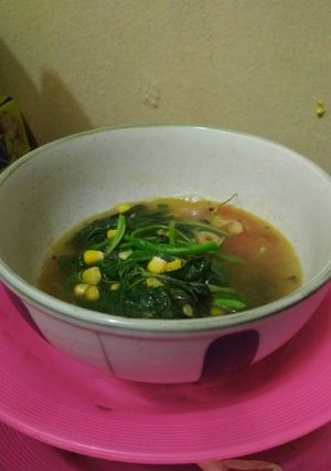 Foto resep Sayur bayam jagung