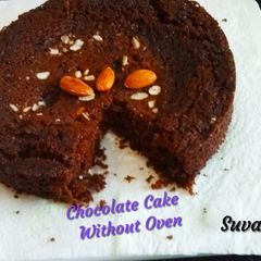 A picture of Chocolate Cake Without Oven From Bourbon Biscuits.