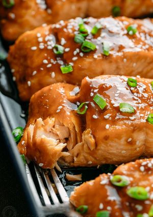 A picture of Teriyaki Salmon.