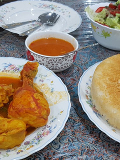عکسی از دستور پلو مرغ
