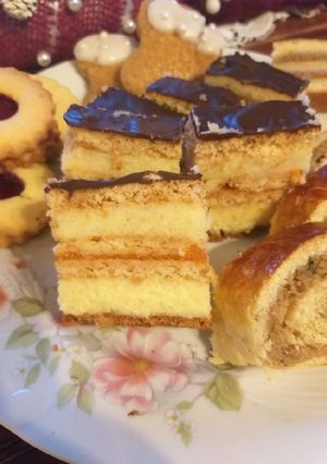 Mézes krémes recept fotója