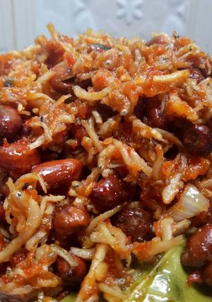 Foto resep Teri kacang balado