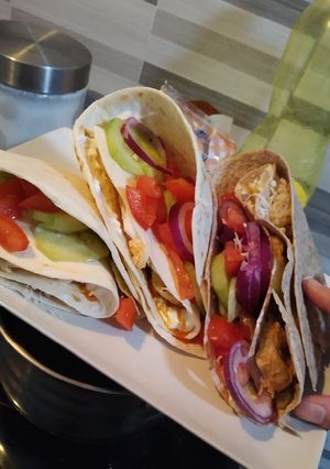 Tortilla szendvics recept fotója