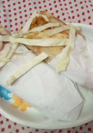 वेज फ्रेंकी रोल्स (veg frankie roll recipe in Hindi) रेसिपी मुख्य फोटो