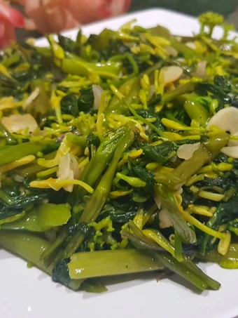 Cara Mudah Menyiapkan Resep Tumis kangkung bunga pepaya yang Lezat Sekali Anti Ribet, Lezat