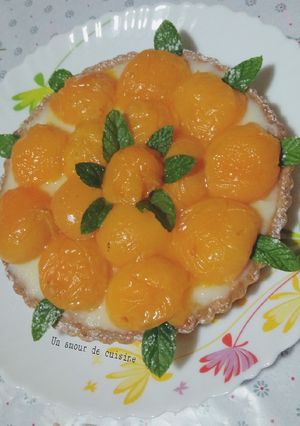 Une photo de Tarte aux abricots frais