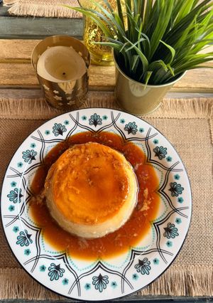 Una foto de Flan de Plátano en Air Fryer