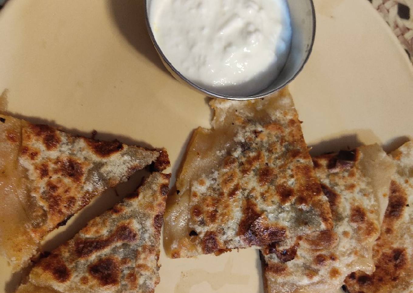 Coconut Jaggery Parantha