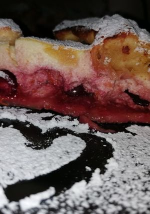 O poză a rețetei Prăjitură cu vișine.