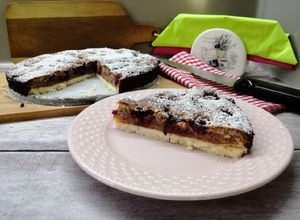 Glutén és tejmentes málnás frangipane pite recept fotója