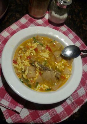 Foto resep Seblak krupuk udang dada ayam berkuah