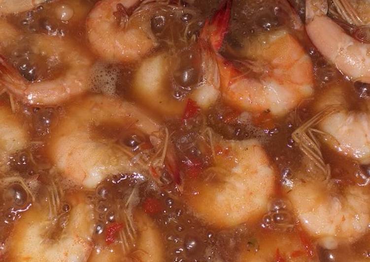 Langkah Mudah untuk Membuat Udang saus tiram ala aku 😁 Anti Gagal