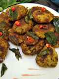 Arbi Fry with Chettinad Masala,