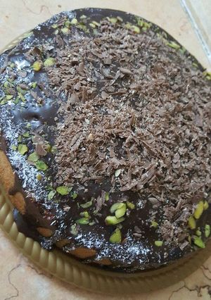 صورة لوصفة كيك بصوص الشوكولا😋