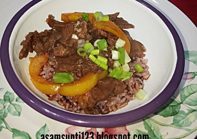 Resep Gyudon / Rice Bowl Anti Gagal