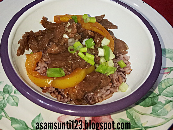 Resep Gyudon / Rice Bowl Anti Gagal