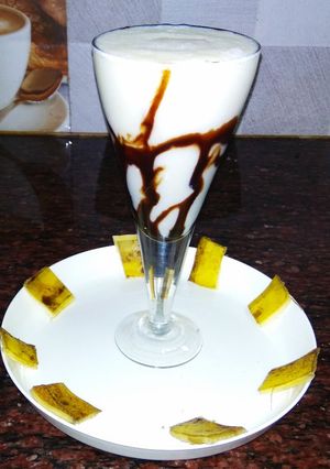 A picture of Banana Milk Shake.