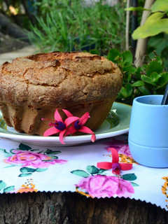 Una foto de Budín de miel y puré de batata🌸