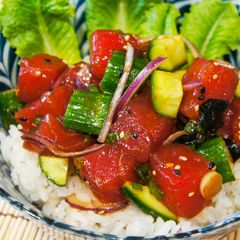 A picture of Tuna Poke Recipe | Hawaiian Ahi Poke.