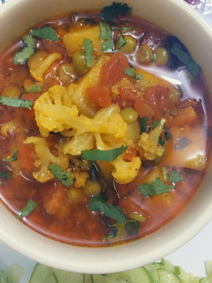 A picture of Mix sabzi.