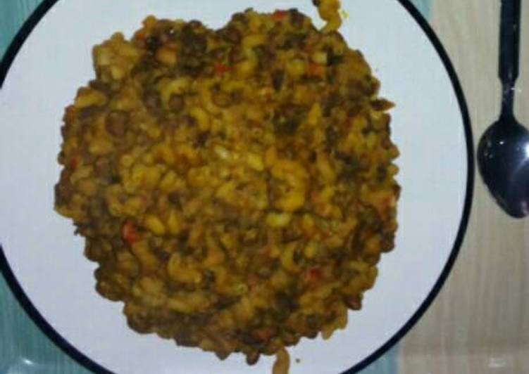 Step-by-Step Guide to Prepare Quick Brown beans and macaroni | This is Recipe So Simple You Must Test Now !!
