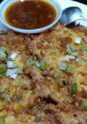 Foto resep Udang dadar saos teriyaki