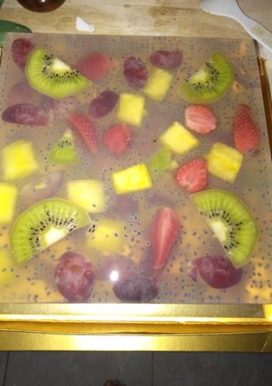 Foto resep Puding kaca buah