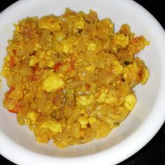 Paneer bhurji A picture of Paneer bhurji.