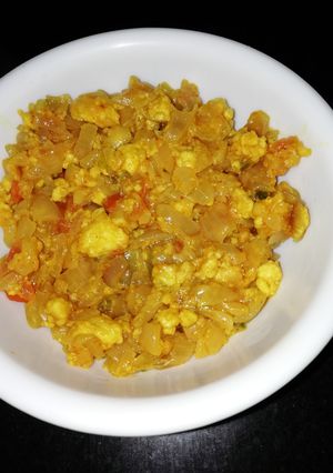A picture of Paneer bhurji.