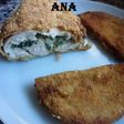 Milanesas de pechugas de pollo rellenas