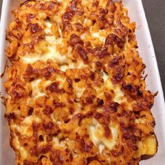 A picture of Macaroni and Cheese.