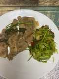 Lamb grill & zucchini noodles