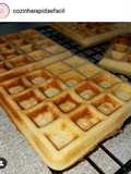 Massa de waffle