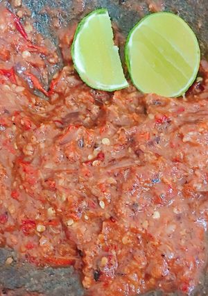 Foto resep Sambel pecel lele