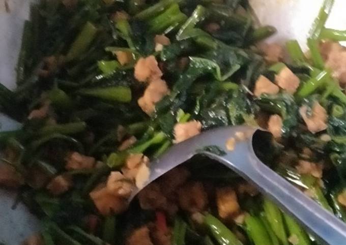 Resep Oseng Kangkung 💕Tempe Anti Gagal