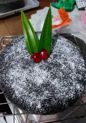 Foto resep Bolu ketan hitam kukus ala mamih