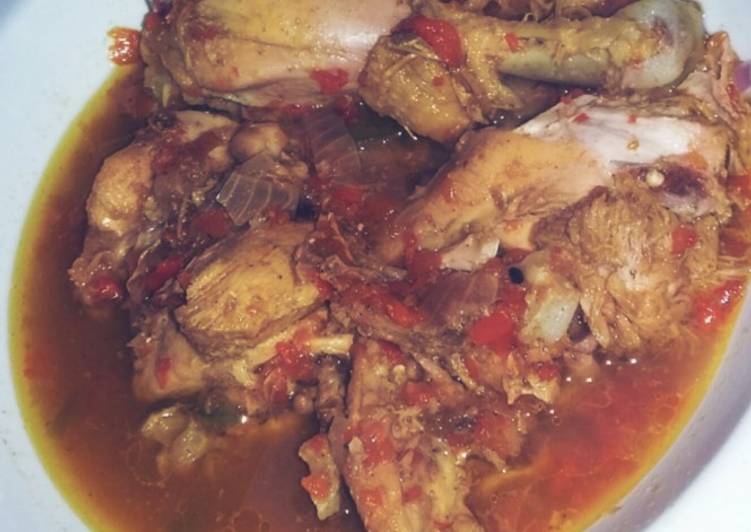 Homemade Chicken pepper soup