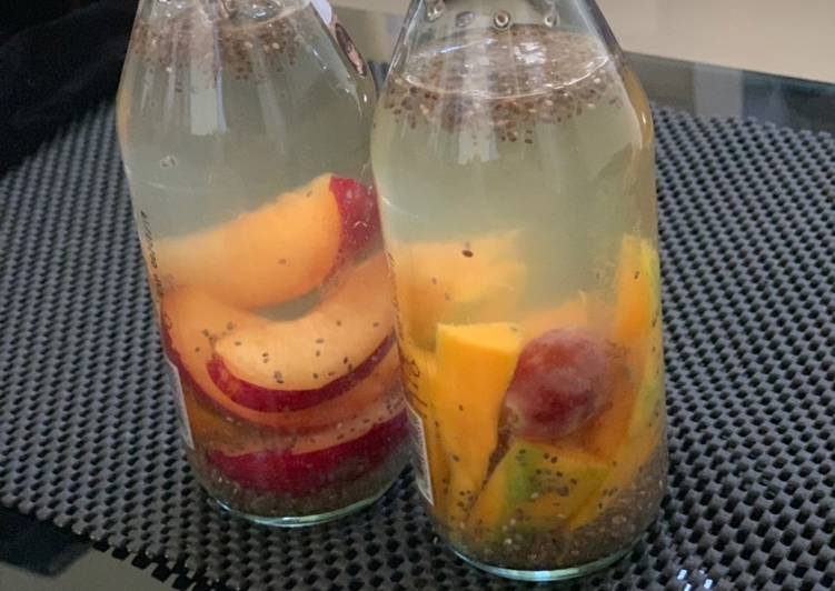 Resep: saat makan malamDay 14-Infused water buah