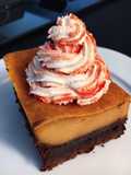 Pumpkin Pie rivisitata 🎃 -Torta di Zucca con base di brownies