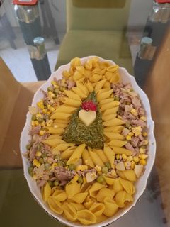 عکسی از دستور سالاد ماکارونی با تن ماهی