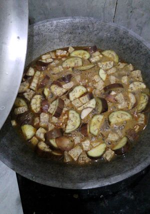 Foto resep Kare terong tempe (masakan maksa masaknya)