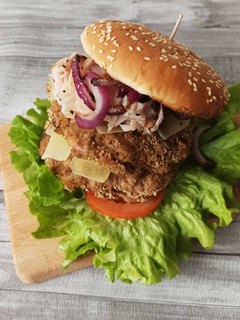 Una foto de Hamburguesa doble de carne