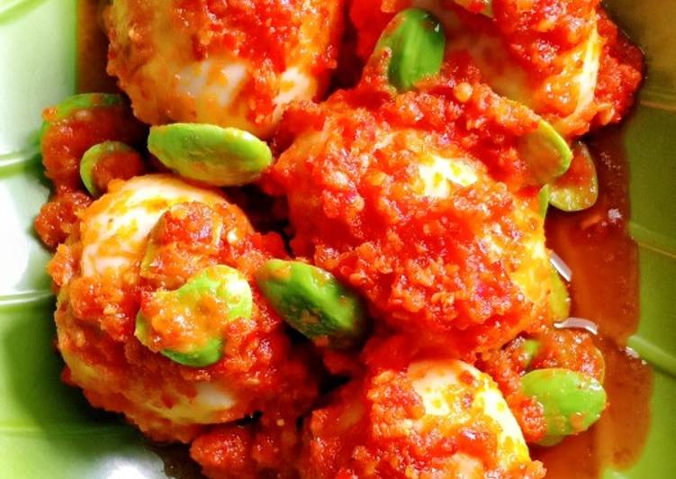 Resep Balado Telur Pete Oleh Erni Apriana Cookpad