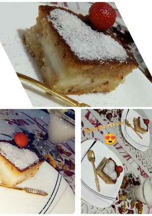 صورة لوصفة بسبوسة رائعة بحشوة لذيذة