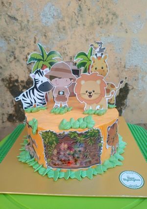 Foto resep Cake Ultah Oranye