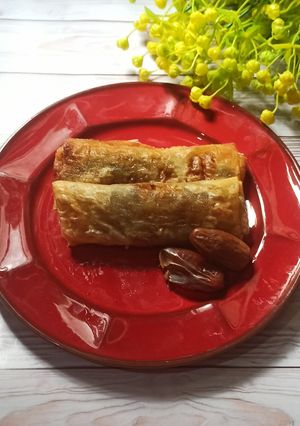 Foto resep Lumpia ubi yakon kurma